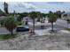 Aerial view showing vacant lot and surrounding homes at 625 80Th Ave, St Pete Beach, FL 33706