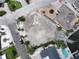 Aerial view of vacant lot ready for new construction at 625 80Th Ave, St Pete Beach, FL 33706