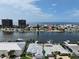 Aerial view of waterfront homes with boat docks and ocean views at 625 80Th Ave, St Pete Beach, FL 33706