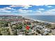 Aerial view of property with beach and water access at 13325 1St E St, Madeira Beach, FL 33708