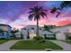 Two-story home with palm tree and sunset background at 2509 N Dundee St, Tampa, FL 33629