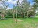 Simple wooden gazebo structure in the backyard at 7301 Pierce Harwell Rd, Plant City, FL 33565