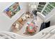 Bright living room featuring a large window, modern décor, comfortable seating, and stylish accents from an aerial view at 4950 Bayshore Blvd # 13C, Tampa, FL 33611