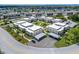 Aerial view of condo community, highlighting its layout and location at 4600 Marine Parkway # 104, New Port Richey, FL 34652