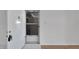 Condo unit's front door with a security screen door at 4600 Marine Parkway # 104, New Port Richey, FL 34652