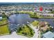 Aerial view showing community location near the water at 4600 Marine Parkway # 104, New Port Richey, FL 34652