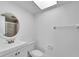 Clean bathroom with vanity, toilet, and shower/tub combo at 4600 Marine Parkway # 104, New Port Richey, FL 34652