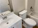 Clean bathroom with white vanity, toilet, and bathtub at 1424 Delano Trent St, Ruskin, FL 33570