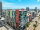 View of the building and surrounding area from above at 1120 E Kennedy Blvd # 1524, Tampa, FL 33602