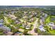 Aerial view of residential neighborhood with houses and pools at 2011 Green Juniper Ln, Brandon, FL 33511