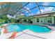 Relaxing screened pool and patio with lush landscaping at 2011 Green Juniper Ln, Brandon, FL 33511