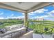 Relaxing balcony boasting scenic water views at 4780 Dolphin Cay S Ln # 501, St Petersburg, FL 33711