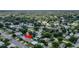 Property location shown in wide aerial view of neighborhood at 5335 21St N Ave, St Petersburg, FL 33710