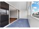Balcony with sliding glass doors and ocean view at 17920 Gulf Blvd # 205, Redington Shores, FL 33708
