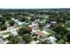 Wide aerial view showcasing the home's neighborhood setting at 6810 4Th N Ave, St Petersburg, FL 33710