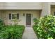 Private entrance to a townhouse with manicured landscaping at 5313 Bayshore Blvd # 5313, Tampa, FL 33611