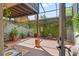 Peaceful courtyard patio with serene Buddha statue at 5313 Bayshore Blvd # 5313, Tampa, FL 33611
