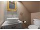 Small bathroom with a modern sink and toilet at 5313 Bayshore Blvd # 5313, Tampa, FL 33611