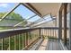 Relaxing screened balcony overlooking lush greenery at 5313 Bayshore Blvd # 5313, Tampa, FL 33611