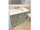 Updated bathroom with modern vanity, neutral wall color, and new hardware at 6000 2Nd E St # 6, St Pete Beach, FL 33706