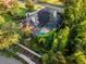 Aerial view highlighting home's pool and backyard oasis at 918 Shoals Landing Dr, Brandon, FL 33511