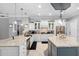 Modern kitchen boasting a large island and ample cabinet space at 918 Shoals Landing Dr, Brandon, FL 33511