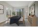 Chic dining room featuring a modern table setting, natural light, and stylish decor at 4817 Majestic Hills Loop, Brooksville, FL 34601