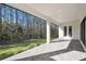 Covered patio overlooking backyard at 4817 Majestic Hills Loop, Brooksville, FL 34601