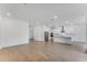 Open-concept kitchen with stainless steel appliances and a modern design at 4638 Southern Valley Loop, Brooksville, FL 34601