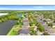 A high altitude shot shows the neighborhoods proximity to nature preserves, lakes and greenways at 7127 Forest Mere Dr, Riverview, FL 33578