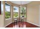 Cozy breakfast nook with scenic views from many windows at 7127 Forest Mere Dr, Riverview, FL 33578