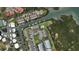 Aerial view showcasing the community and waterfront at 9550 Tara Cay Ct # 17, Seminole, FL 33776