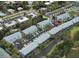 Aerial view of the property and surrounding area at 9550 Tara Cay Ct # 17, Seminole, FL 33776