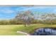 Peaceful pond view with lush green landscape at 9550 Tara Cay Ct # 17, Seminole, FL 33776