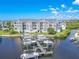 Luxury condo building with water access and boat slips at 5722 Biscayne Ct # 203, New Port Richey, FL 34652
