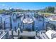 Convenient boat lift for easy access to the water at 5722 Biscayne Ct # 203, New Port Richey, FL 34652