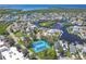 Community tennis courts near waterfront homes at 5722 Biscayne Ct # 203, New Port Richey, FL 34652