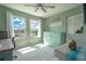 Bright bedroom with water views and built-in murphy bed at 5722 Biscayne Ct # 203, New Port Richey, FL 34652