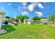 Large backyard with shed and patio area at 1055 Jackson St, Largo, FL 33770