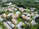 Aerial view of community with pool at 2211 Belleair Rd # D3, Clearwater, FL 33764