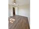 Bedroom with new wood floors at 26933 Carmen Pl, Lutz, FL 33559