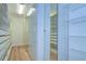 Large walk-in closet with ample shelving and drawers at 19462 Paddock View Dr, Tampa, FL 33647