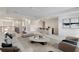 Open bonus room with wet bar and comfortable seating area at 19433 Whispering Brook Dr, Tampa, FL 33647