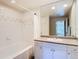 Bathroom with tub, vanity, and shower at 410 S Armenia Ave # 933, Tampa, FL 33609