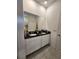 Double vanity bathroom with granite countertop at 11883 Brighton Knoll Loop, Riverview, FL 33579