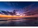 Beautiful beach sunset with colorful clouds at 10126 Gulf Blvd # Ph2, Treasure Island, FL 33706