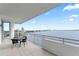 Spacious balcony with city and water views, perfect for outdoor entertaining at 3401 Bayshore Blvd # 1801, Tampa, FL 33629