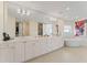 Spa-like bathroom with a soaking tub, double vanity, and ample storage at 3401 Bayshore Blvd # 1801, Tampa, FL 33629