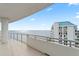 Spacious balcony overlooking stunning water views at 3401 Bayshore Blvd # 1801, Tampa, FL 33629
