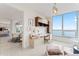 Bright home office features built-in shelving, water views, and ample natural light at 3401 Bayshore Blvd # 1801, Tampa, FL 33629